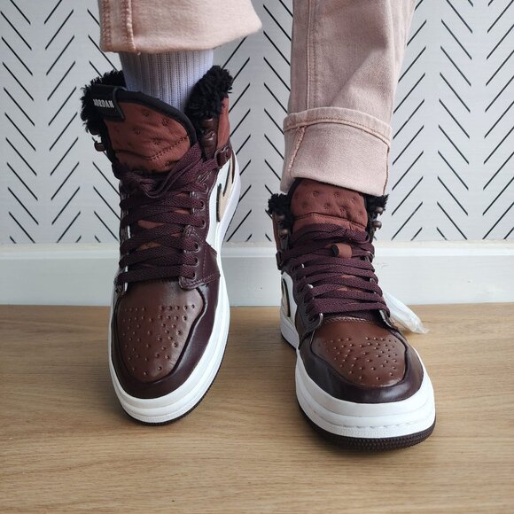 ⭐Rare Nike Air Jordan 1 Acclimate Womens Shoes Sz 7.5 Brown Sneakers DC7723-200⭐ - Picture 4 of 9